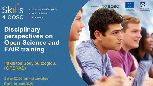 12 - Disciplinary perspectives on Open Science and FAIR training